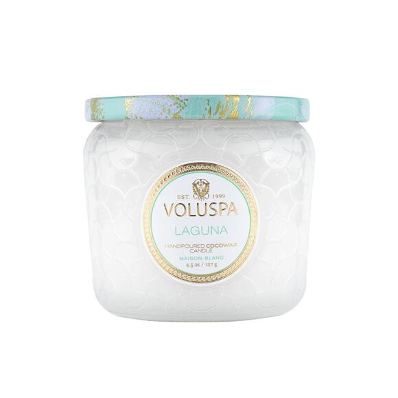 Voluspa Laguna Petite Jar Candle 4.5 Oz Vanilla Coconut NO LID - Picture 2 of 6